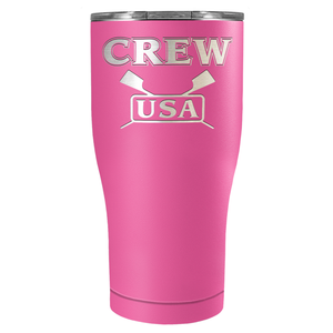 Crew USA Laser Engraved on Stainless Steel Crew Tumbler