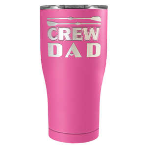 Crew Dad Laser Engraved on Stainless Steel Crew Tumbler