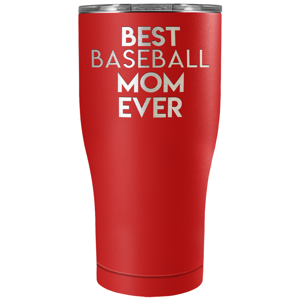 Best Baseball Mom Ever Laser Engraved on Stainless Steel Baseball Tumbler