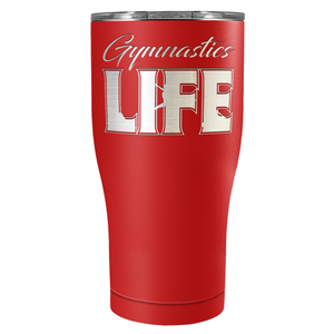 Gymnastics Life Laser Engraved on Stainless Steel Gymnastics Tumbler