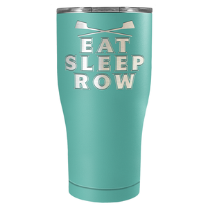 Eat Sleep Row Crew Laser Engraved on Stainless Steel Crew Tumbler