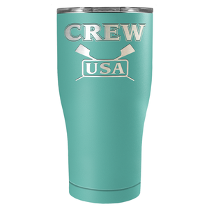 Crew USA Laser Engraved on Stainless Steel Crew Tumbler