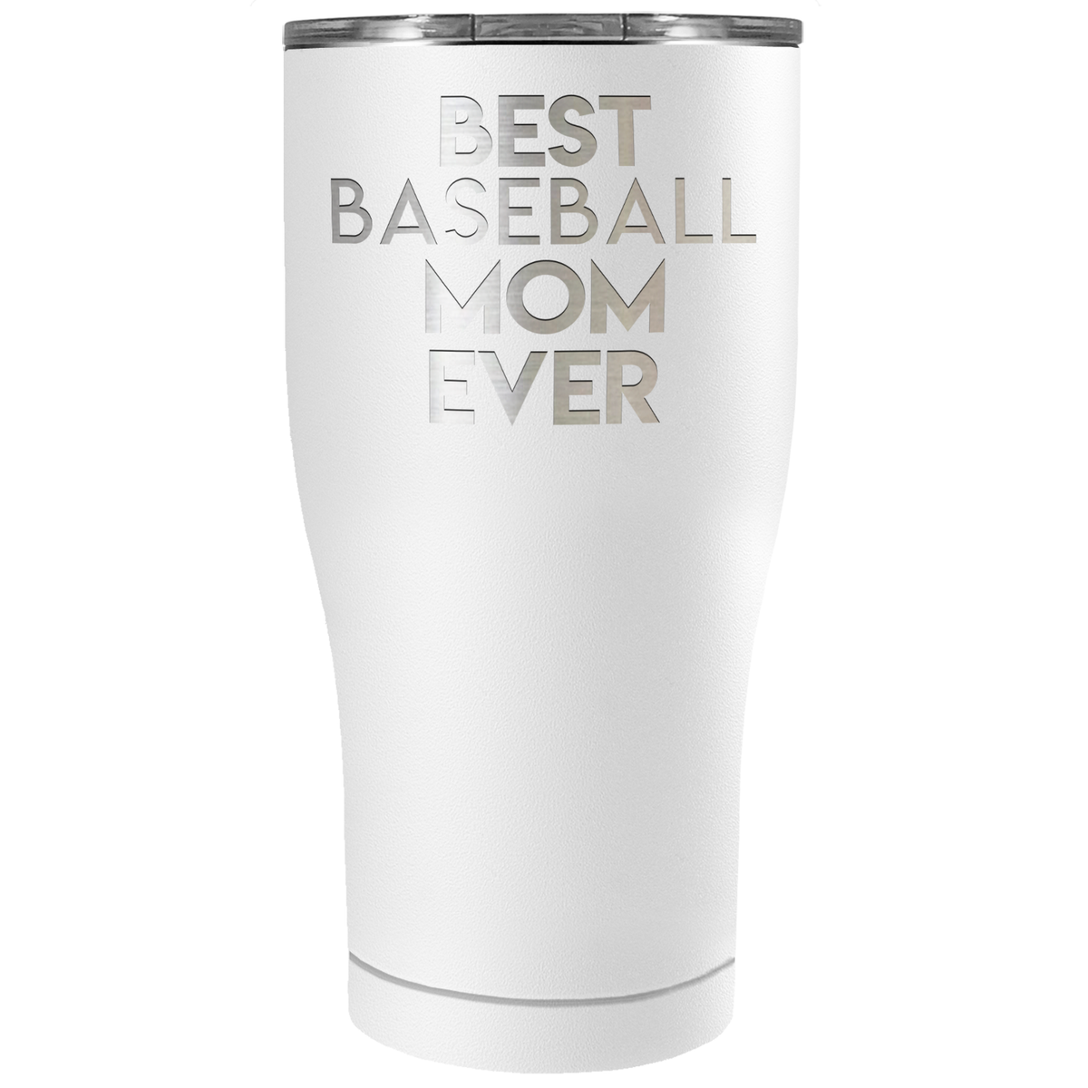 Best Baseball Mom Ever Laser Engraved on Stainless Steel Baseball Tumbler