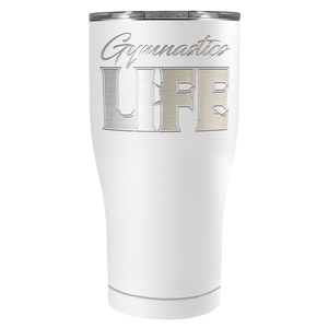 Gymnastics Life Laser Engraved on Stainless Steel Gymnastics Tumbler