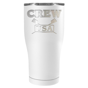 Crew USA Laser Engraved on Stainless Steel Crew Tumbler