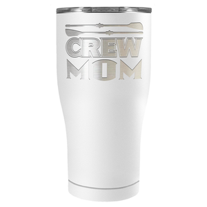 Crew Mom Laser Engraved on Stainless Steel Crew Tumbler