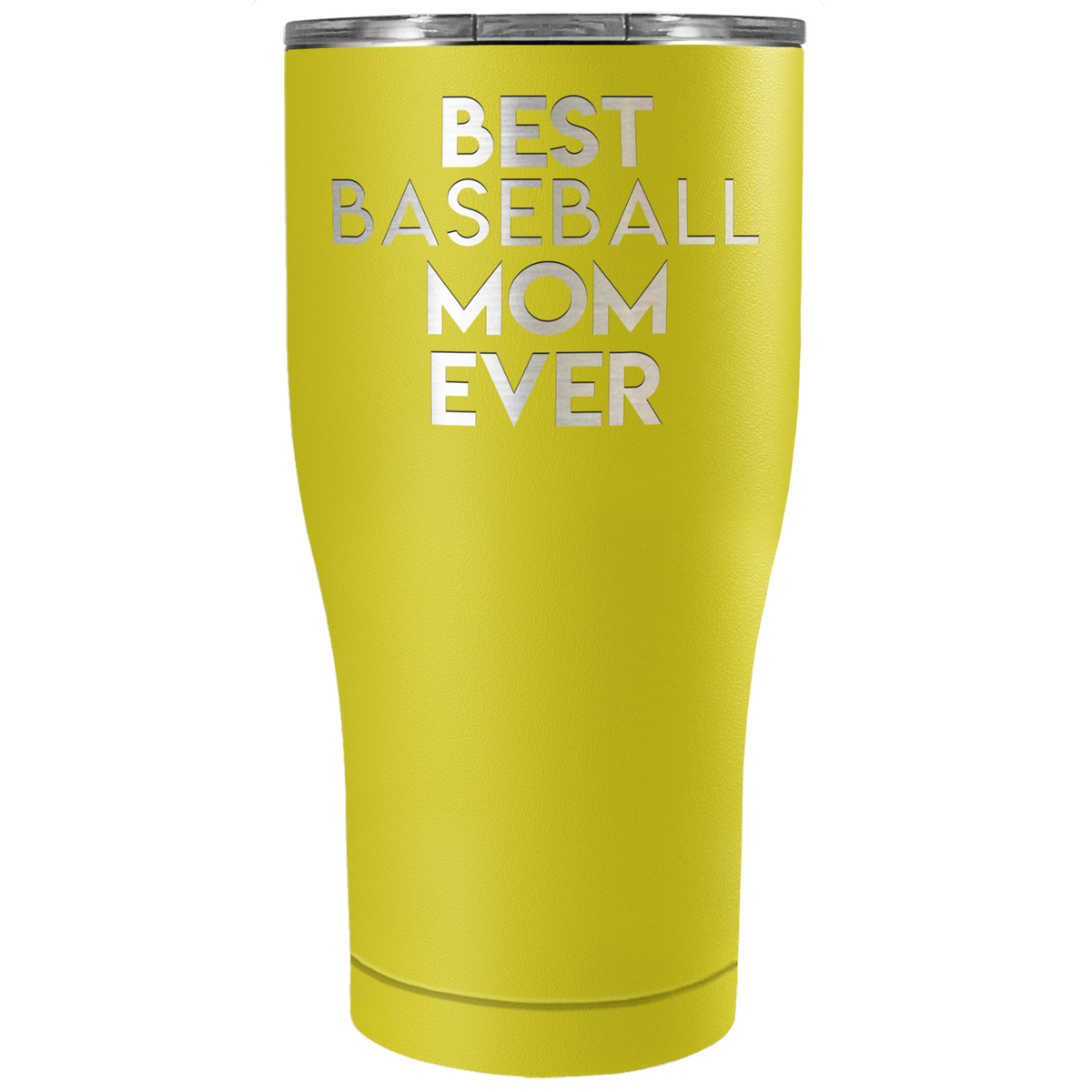 Best Baseball Mom Ever Laser Engraved on Stainless Steel Baseball Tumbler