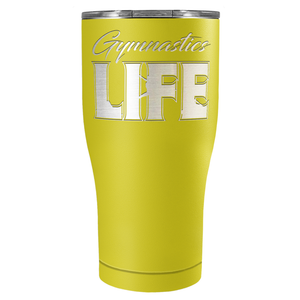 Gymnastics Life Laser Engraved on Stainless Steel Gymnastics Tumbler