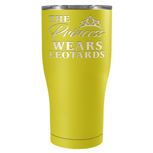 This Princess Wears Leotards Laser Engraved on Stainless Steel Gymnastics Tumbler