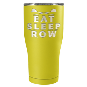 Eat Sleep Row Crew Laser Engraved on Stainless Steel Crew Tumbler