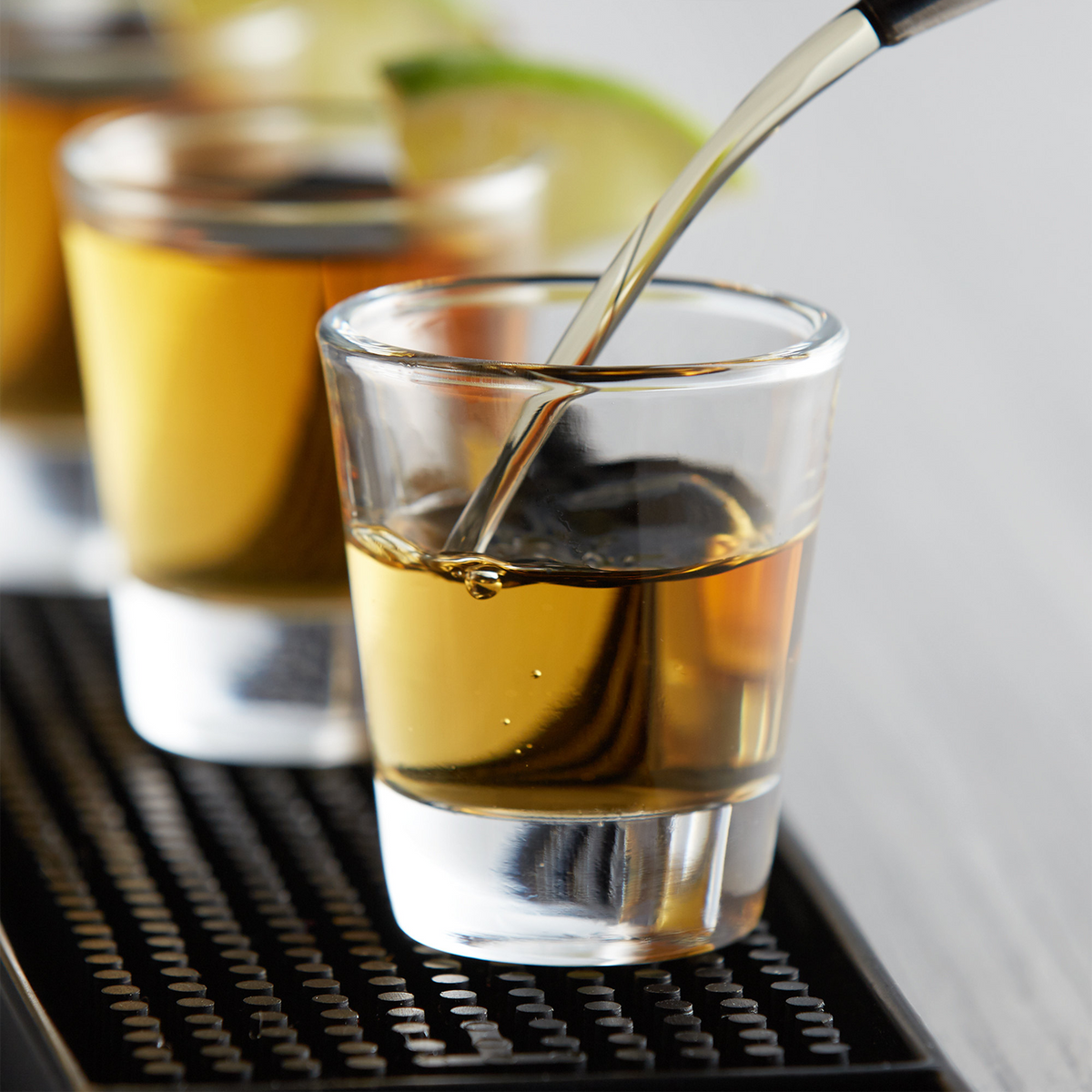 Yellow Bottom 2oz Shot Glasses - Set of 2