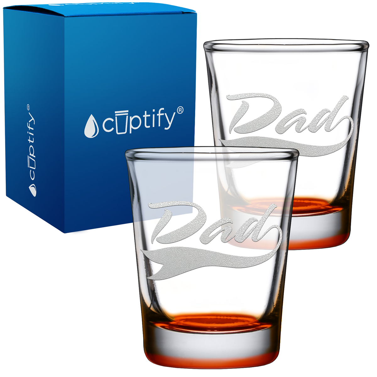 Dad 2oz Shot Glasses - Set of 2