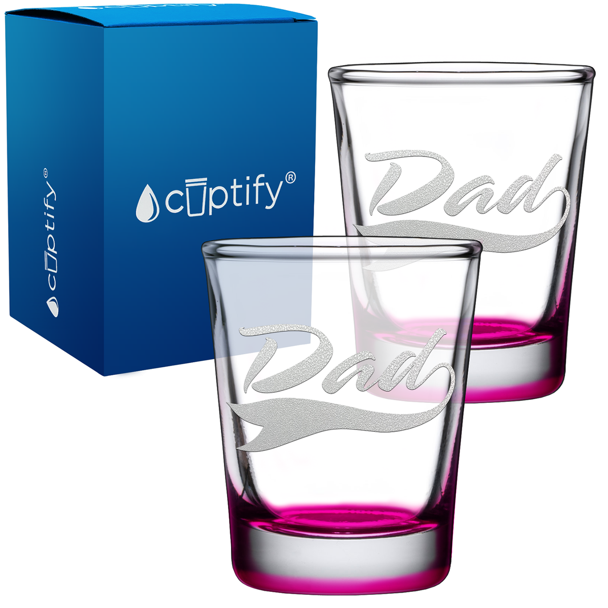 Dad 2oz Shot Glasses - Set of 2