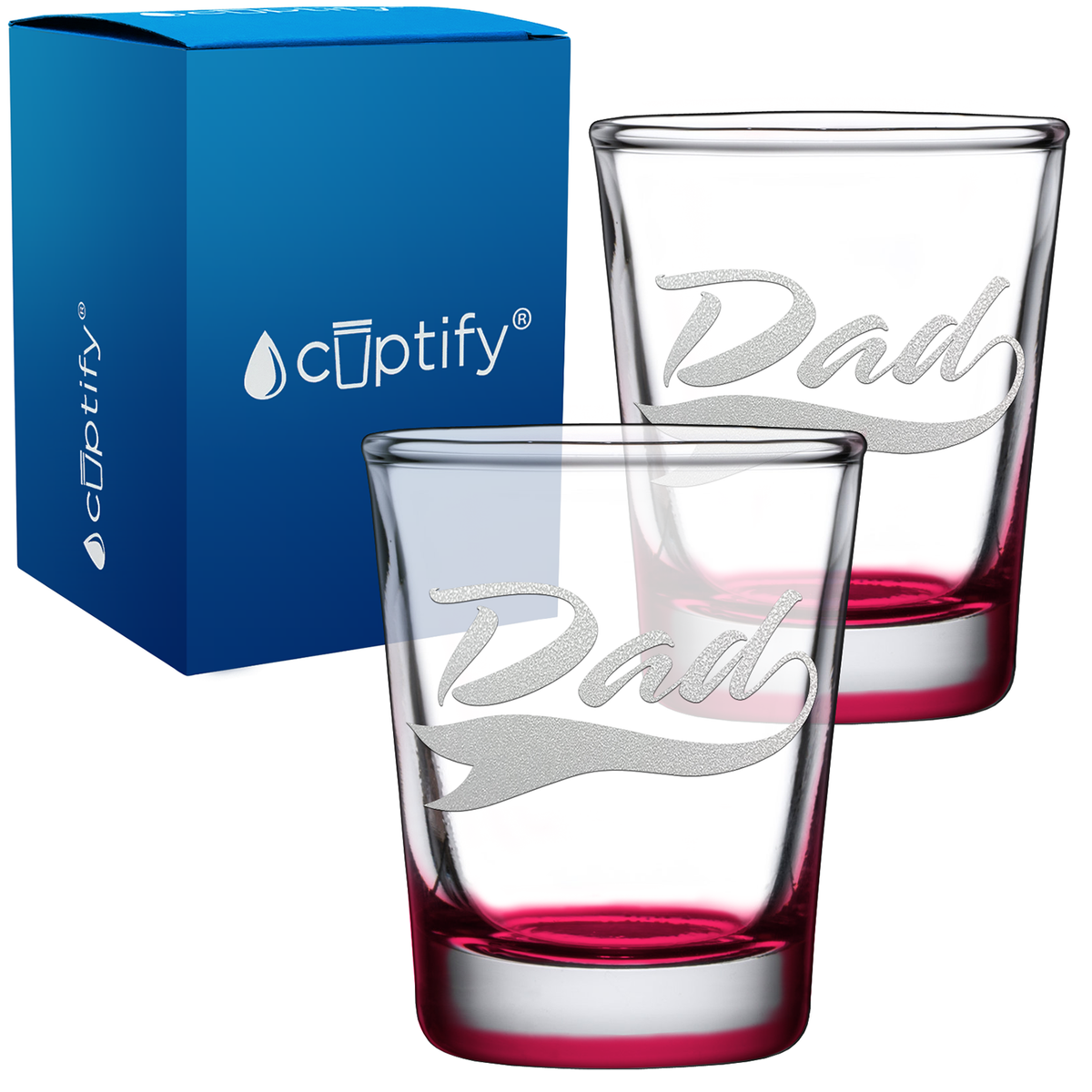 Dad 2oz Shot Glasses - Set of 2