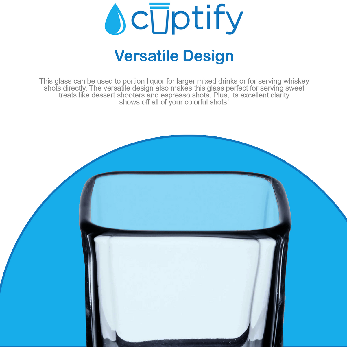 Uncle's Sippy Cup 2oz Square Shot Glasses - Set of 2