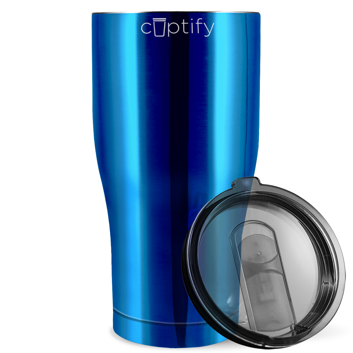 Cuptify 30 oz Curve Tumbler - Blue Candy