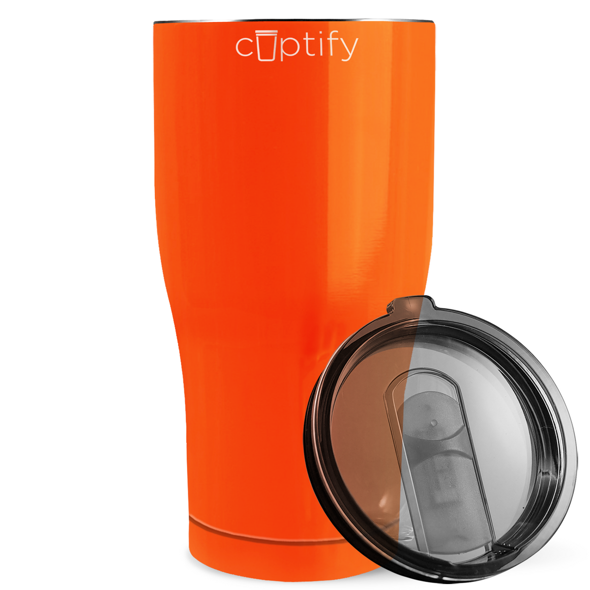 Cuptify 30 oz Curve Tumbler - Bright Orange