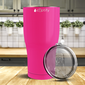 Pink Bright Gloss 27oz Curve Tumbler