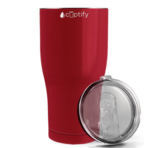 Blood Red Gloss 27oz Curve Tumbler