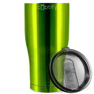 Cuptify 30 oz Curve Tumbler - Apple Green Candy