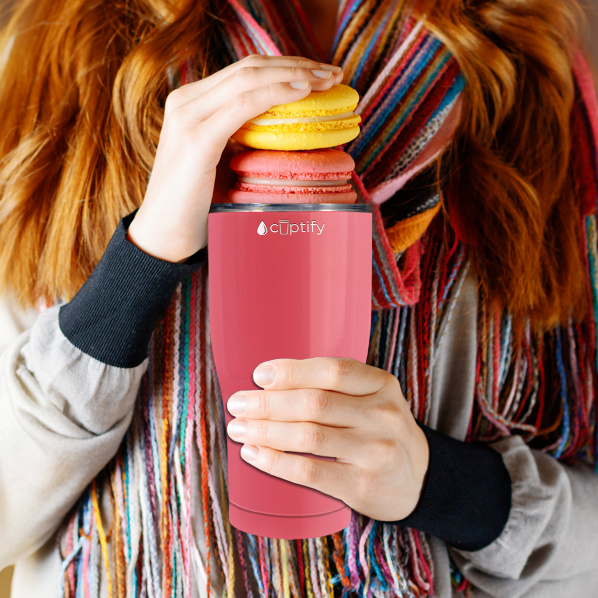 Guava Gloss 27oz Curve Tumbler