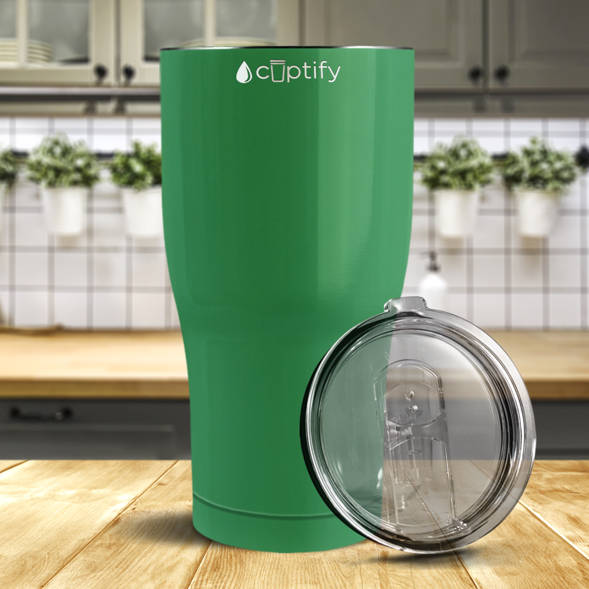 Kelly Green Gloss 27oz Curve Tumbler