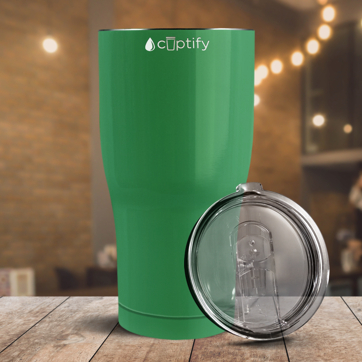 Kelly Green Gloss 27oz Curve Tumbler