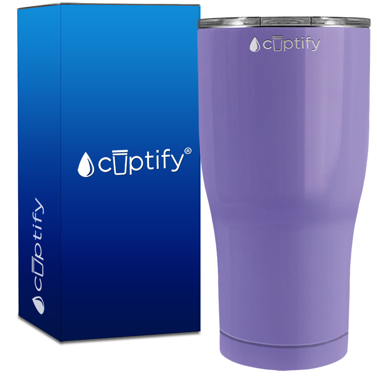 Lavender Gloss 27oz Curve Tumbler