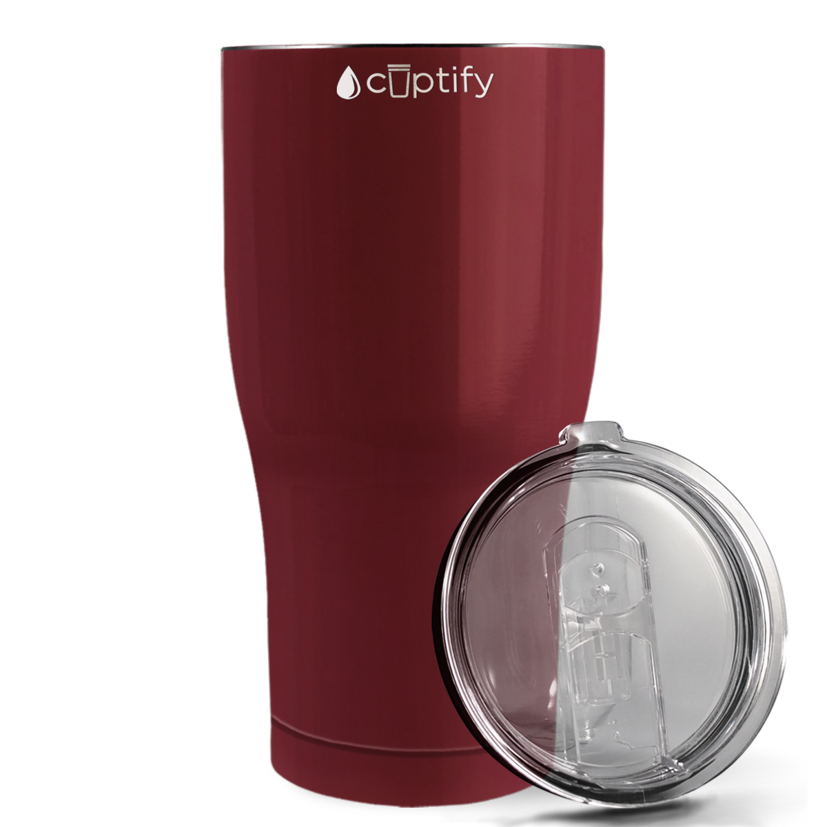 Maroon Gloss 27oz Curve Tumbler