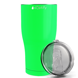 Neon Green Gloss 27oz Curve Tumbler