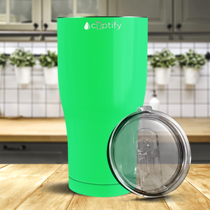 Neon Green Gloss 27oz Curve Tumbler