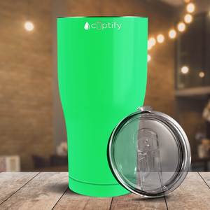 Neon Green Gloss 27oz Curve Tumbler