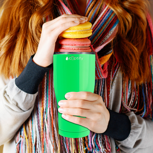 Neon Green Gloss 27oz Curve Tumbler