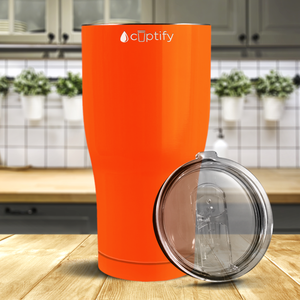 Orange Gloss 27oz Curve Tumbler