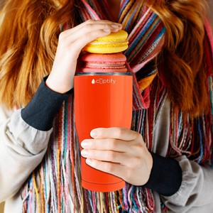 Orange Gloss 27oz Curve Tumbler