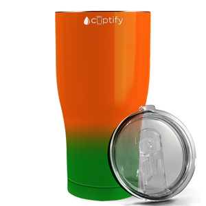 Orange Green Ombre 27oz Curve Tumbler