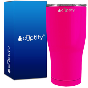 Pink Gloss 27oz Curve Tumbler