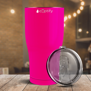 Pink Gloss 27oz Curve Tumbler