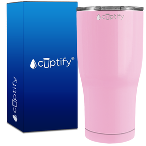 Pink Pastel Gloss 27oz Curve Tumbler