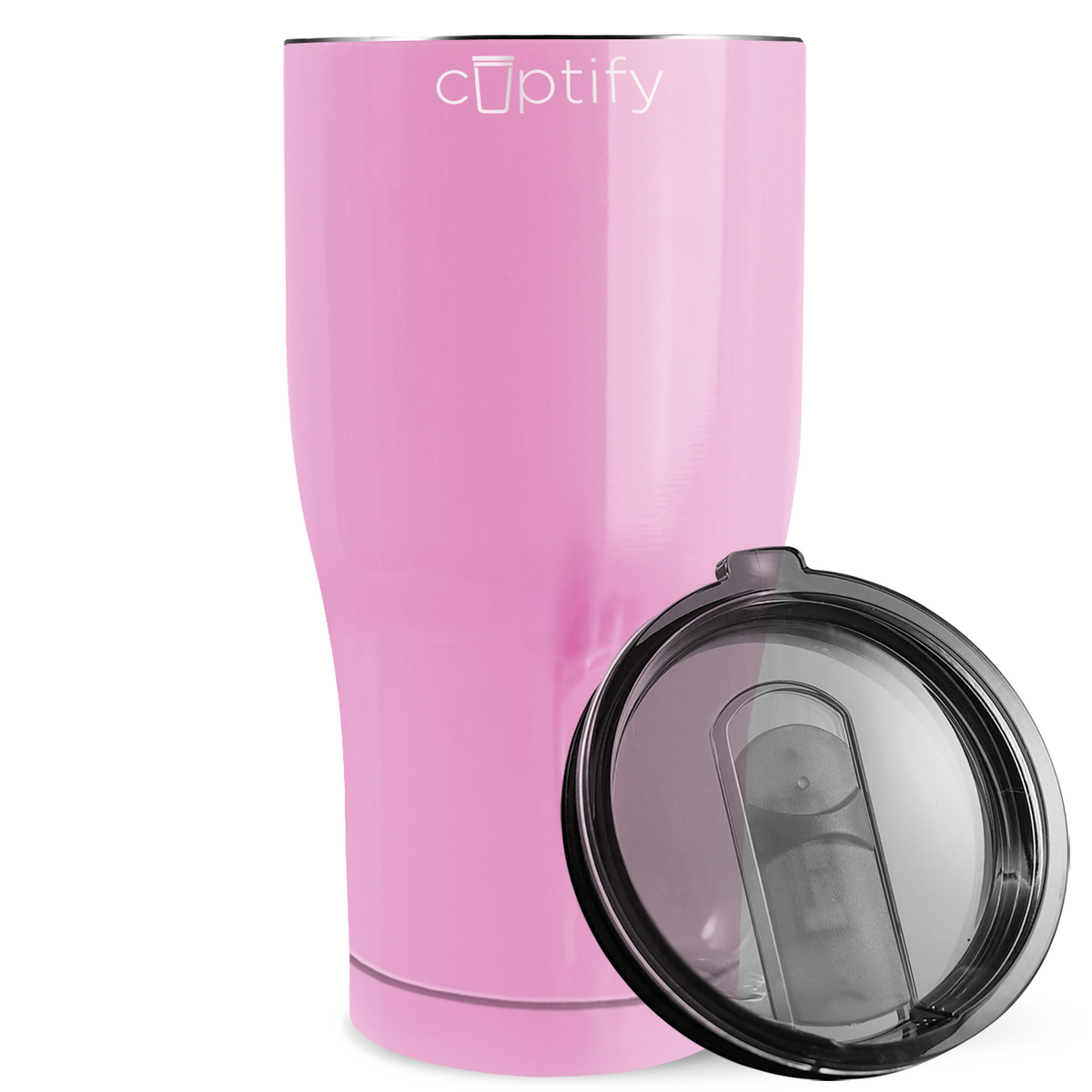 Cuptify 30 oz Curve Tumbler - Baby Pink