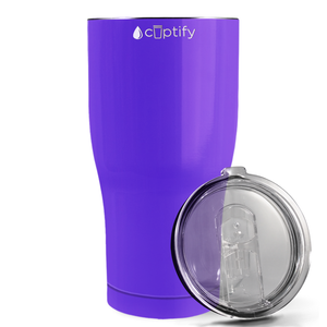 Purple Gloss 27oz Curve Tumbler