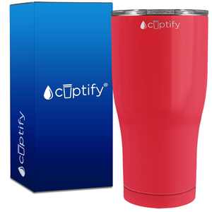 Red Gloss 27oz Curve Tumbler