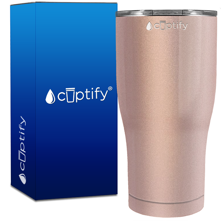 Rose Gold 27oz Curve Tumbler