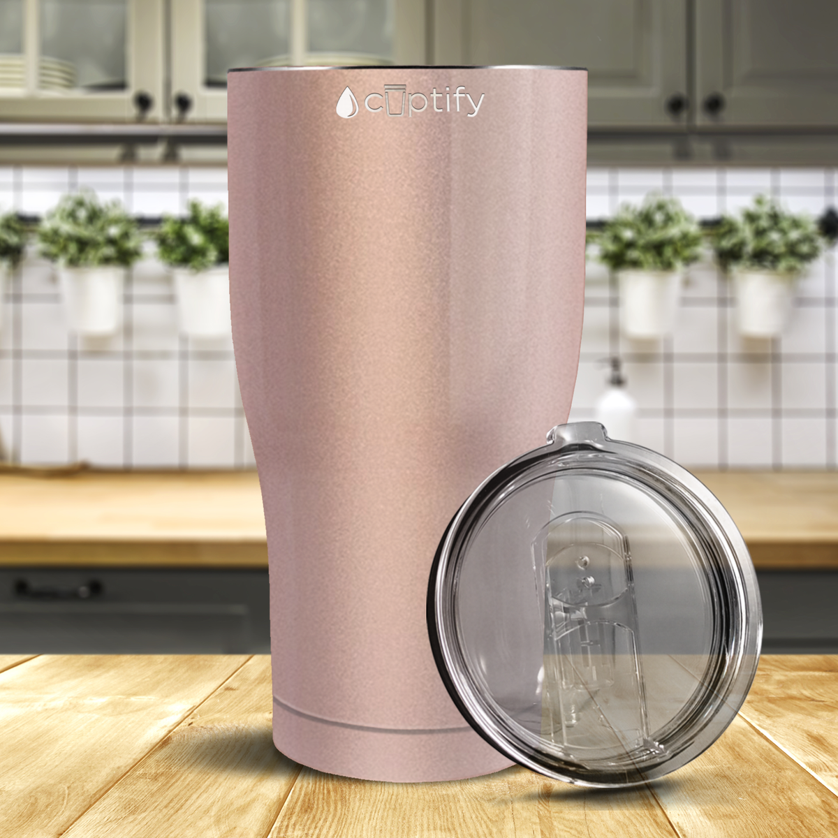 Rose Gold 27oz Curve Tumbler