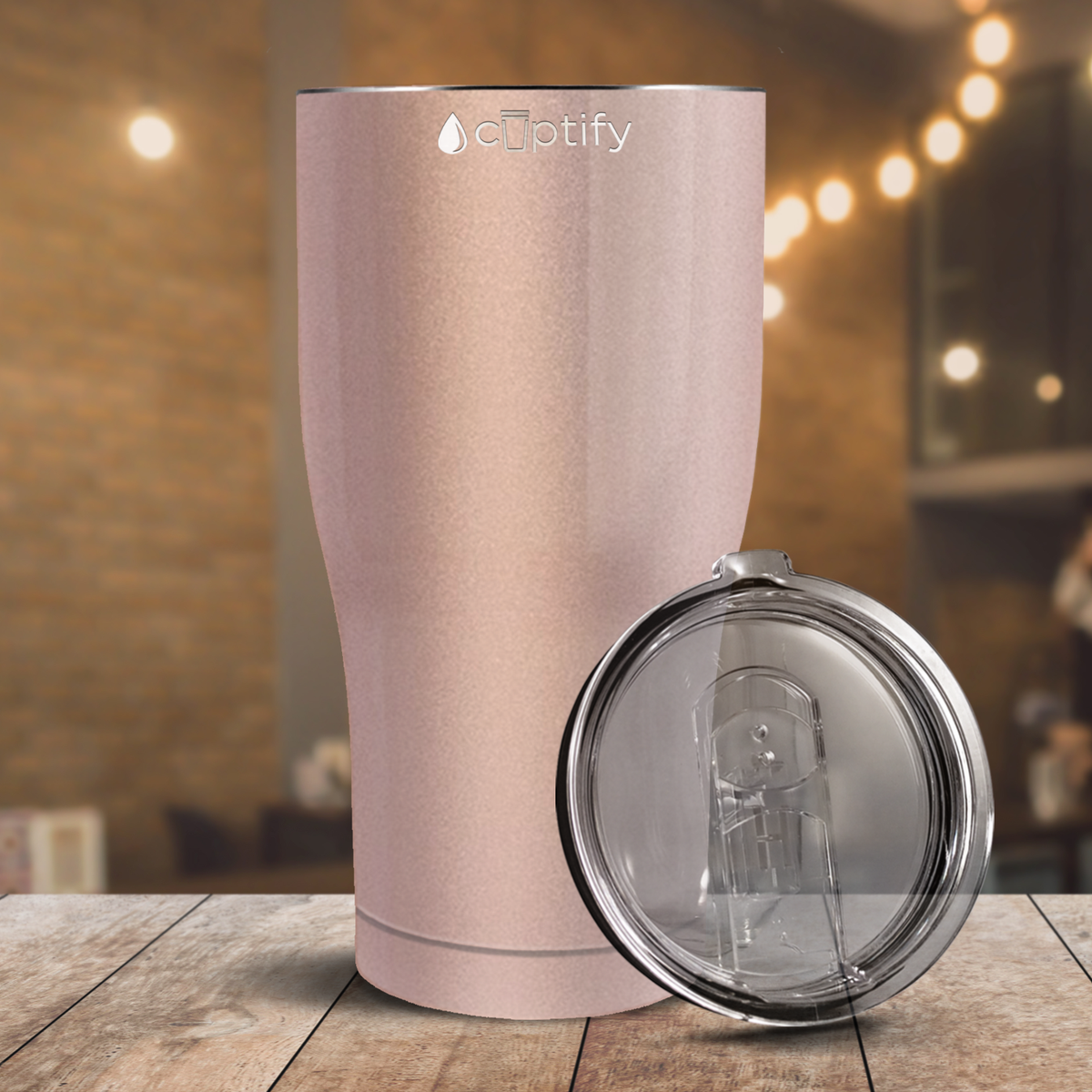 Rose Gold 27oz Curve Tumbler