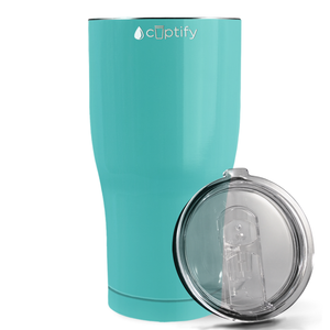 Seafoam Gloss 27oz Curve Tumbler