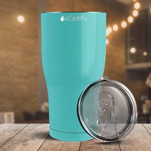 Seafoam Gloss 27oz Curve Tumbler