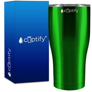 Green Translucent 27oz Curve Tumbler