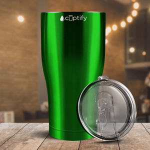 Green Translucent 27oz Curve Tumbler