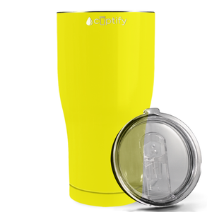 Yellow Gloss 27oz Curve Tumbler